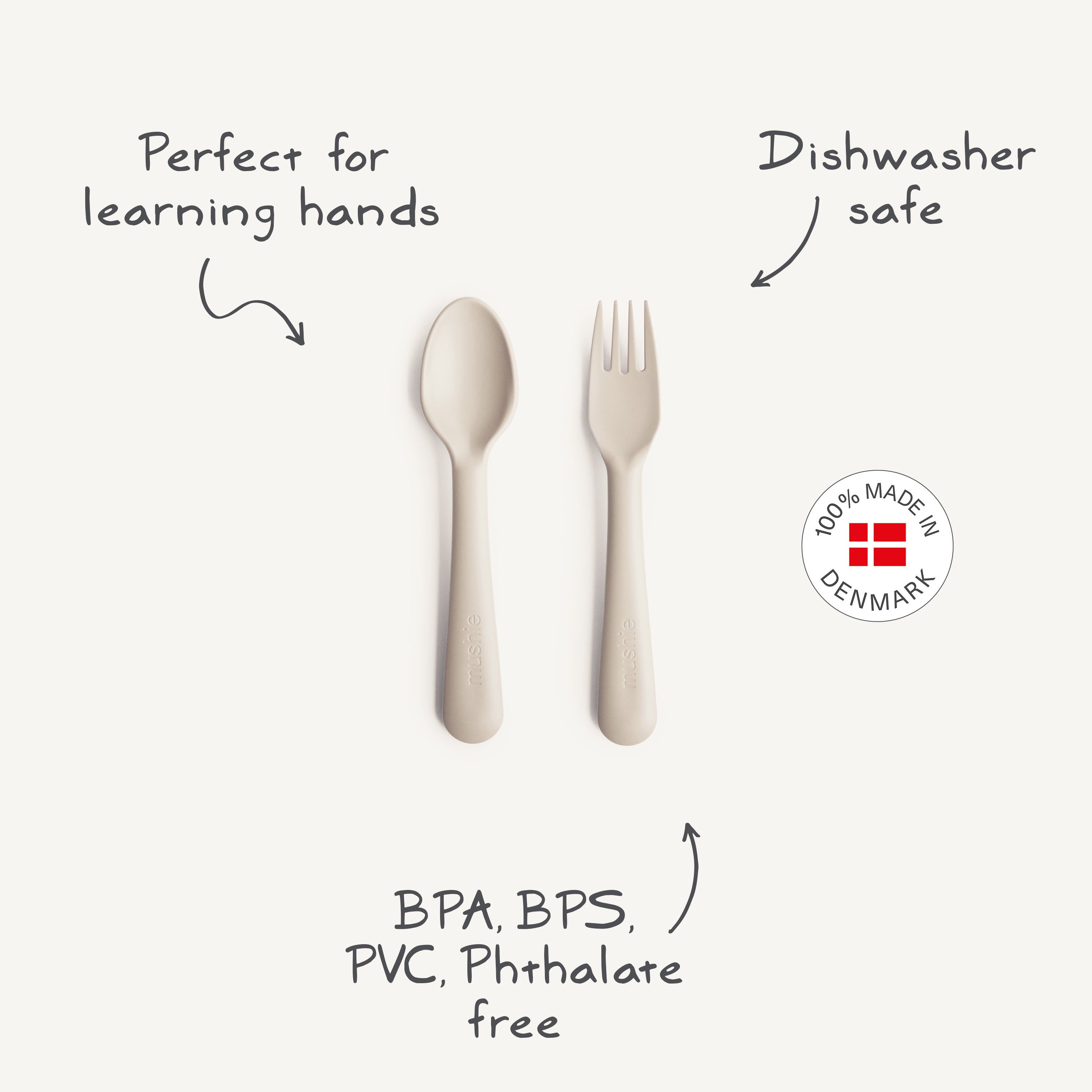 Image of Dinnerware Fork and Spoon Set